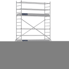 DUARIB - ECHAF ROULANT ALU - DOCKER 85 - LONG. 2M54 - LARG. 0M85 - HP 3M90 - GC LISSES