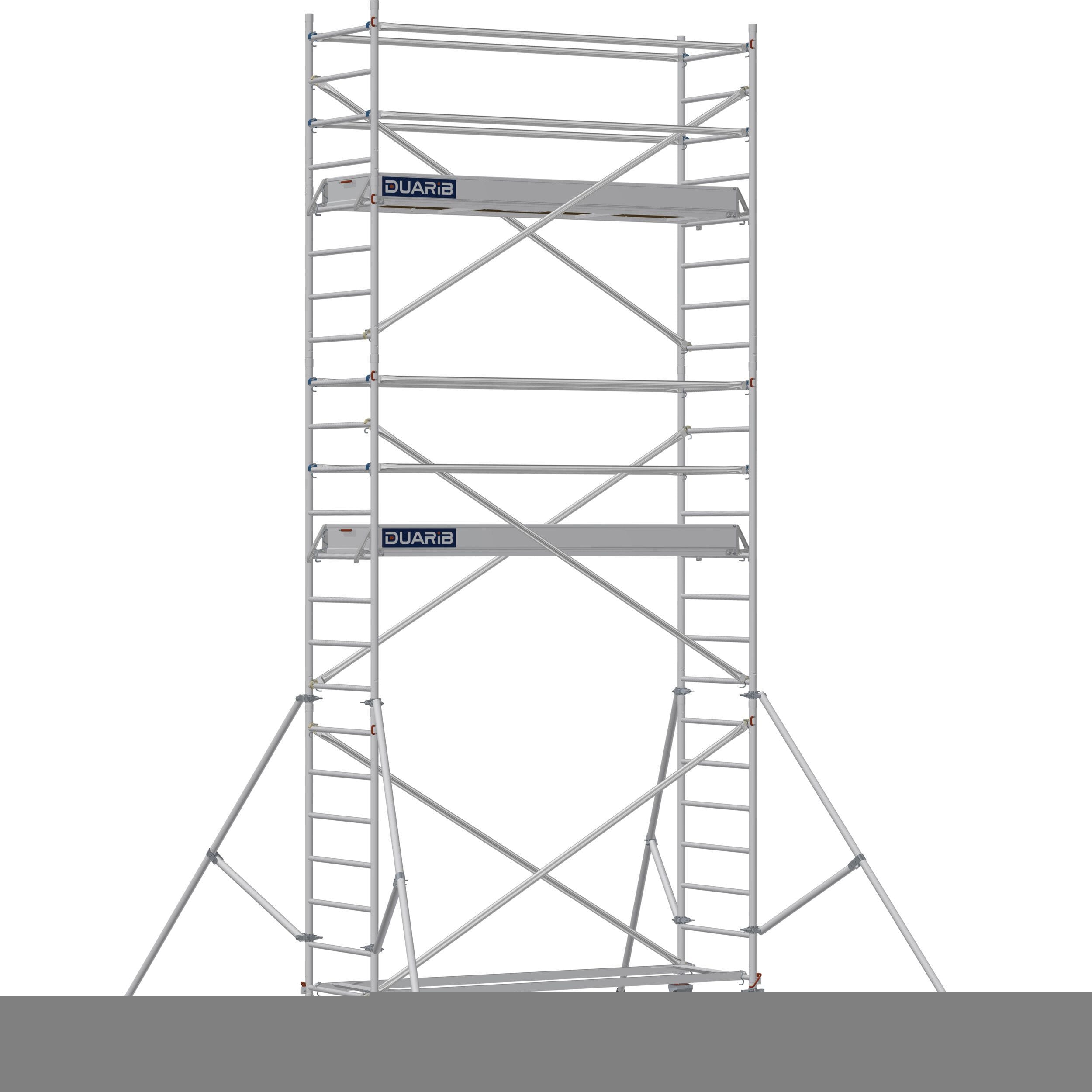 DUARIB - ECHAF ROULANT ALU - DOCKER 85 - LONG. 2M54 - LARG. 0M85 - HP 4M90 - GC LISSES
