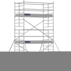 DUARIB - ECHAF ROULANT ALU - DOCKER 150 - LONG. 2M54 - LARG. 1M50 - HP 3M90 - GC LISSES