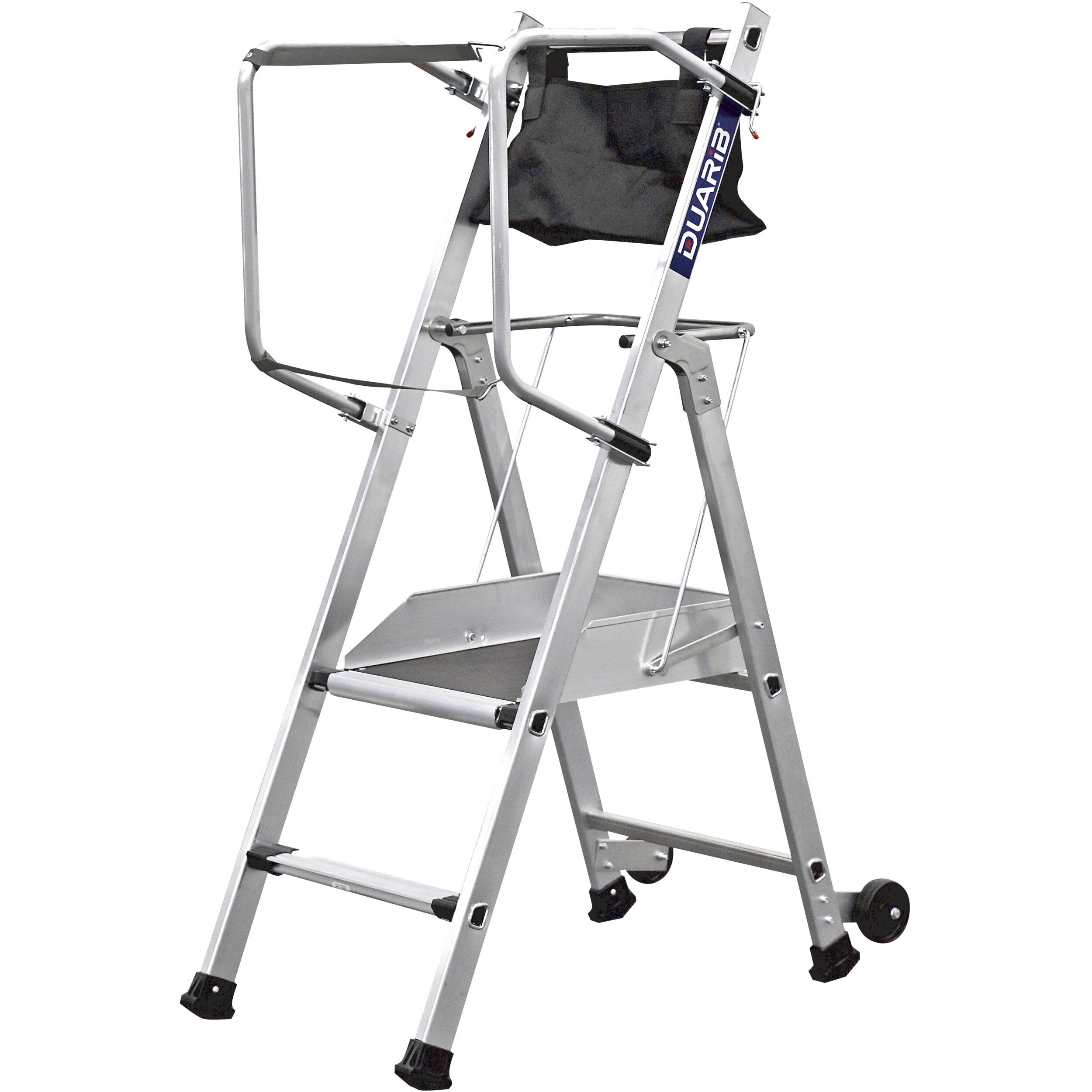 DUARIB - PLATEFORME IND ROUL HAUTEUR FIXE - SANS STABILISATEUR - T-REX 2 MARCHES