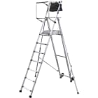 DUARIB - PLATEFORME IND ROUL HAUTEUR FIXE - AVEC STABILISATEURS - T-REX 7 MARCHES