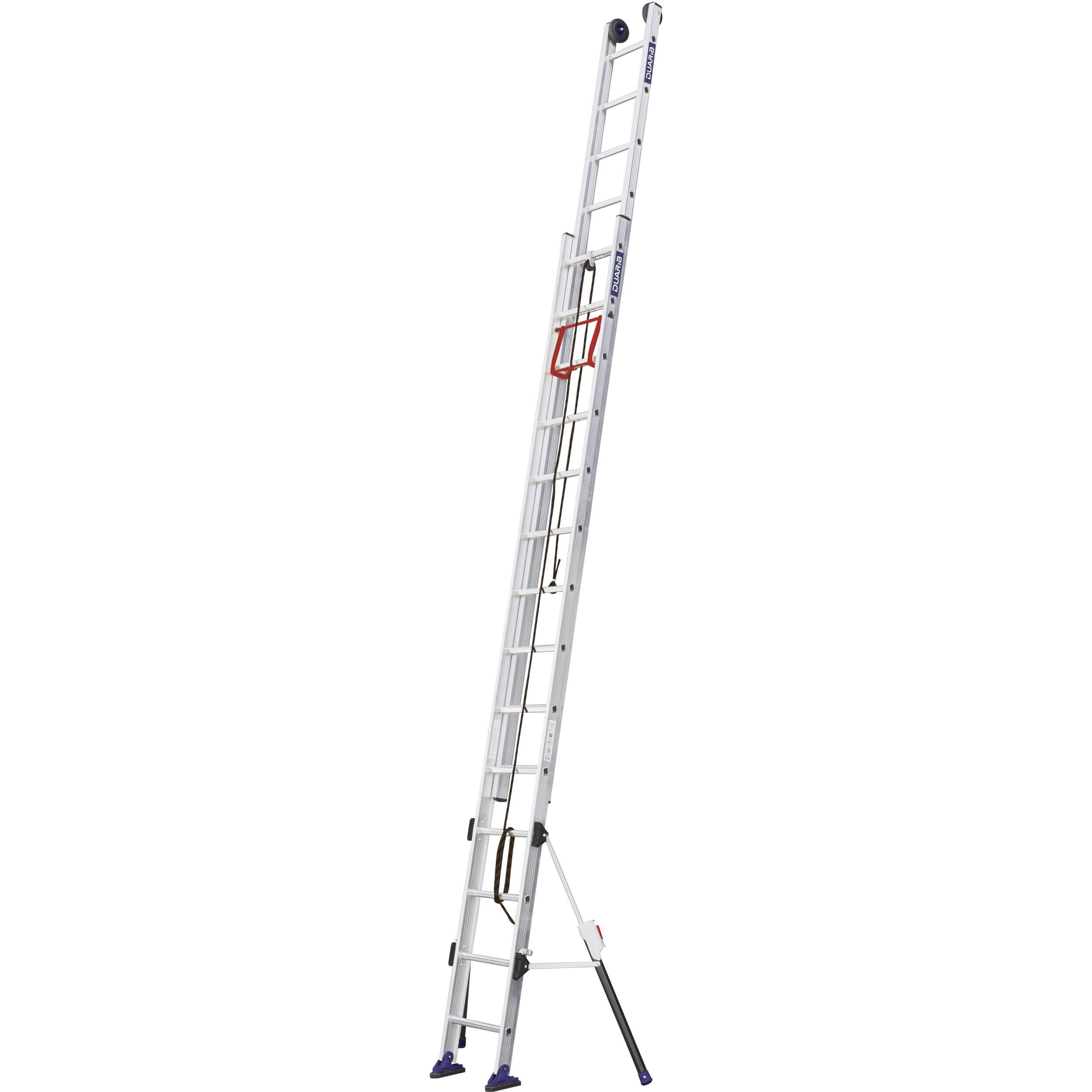 DUARIB - ECHELLE COULISSANTE A CORDE AVEC STABILISATEURS C2 STAB 2x14 4m10/6m60 DUARIB