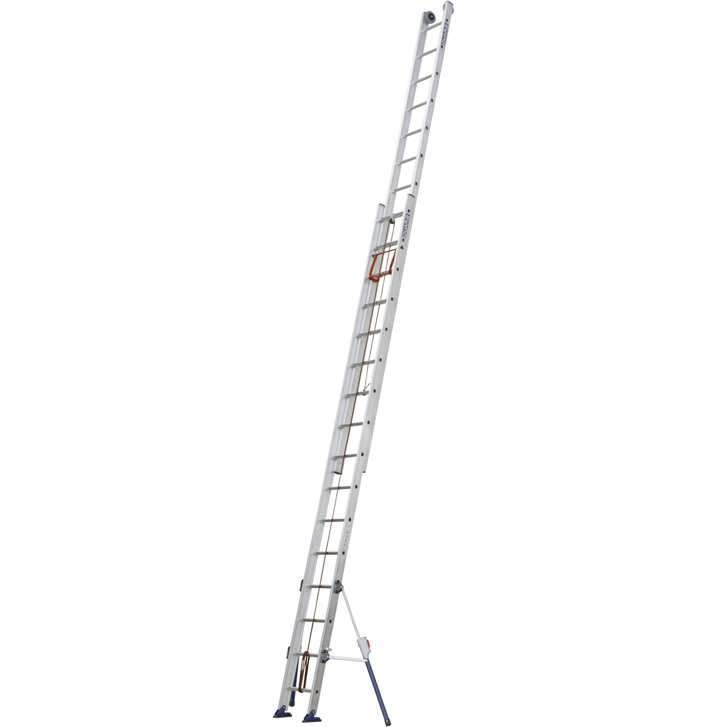 DUARIB - ECHELLE COULISSANTE A CORDE AVEC STABILISATEURS C2 STAB 2x16 4m65/8m00 DUARIB