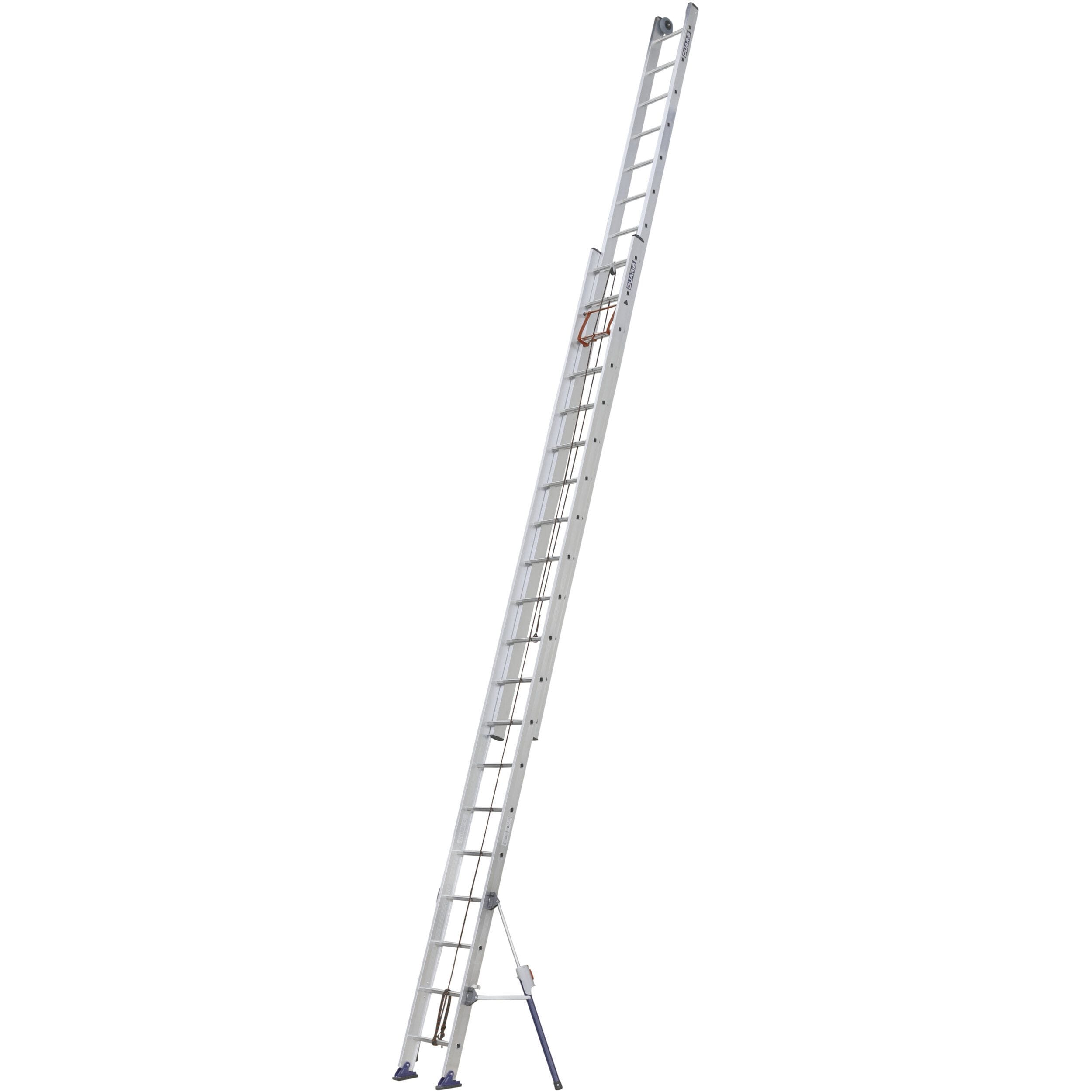 DUARIB - ECHELLE COULISSANTE A CORDE AVEC STABILISATEURS C2 STAB 2x20 5m80/10m25 DUARIB