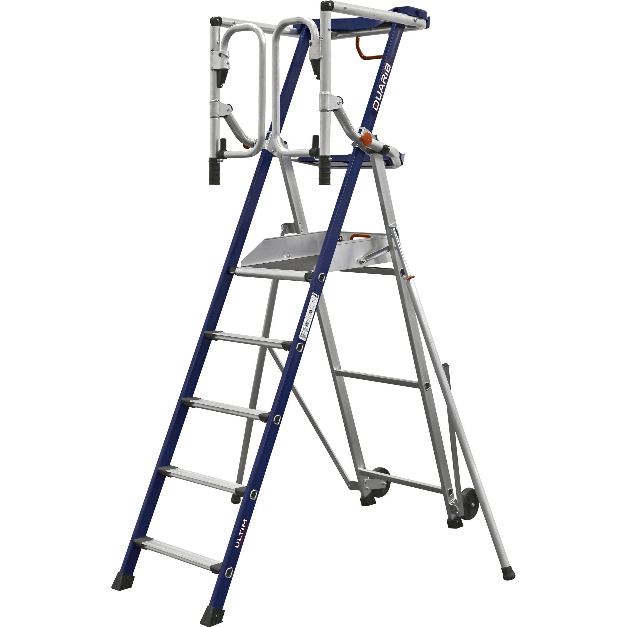 DUARIB - PLATEFORME IND ROUL HAUTEUR FIXE - AVEC STABILISATEURS - ULTIM 5 MARCHES