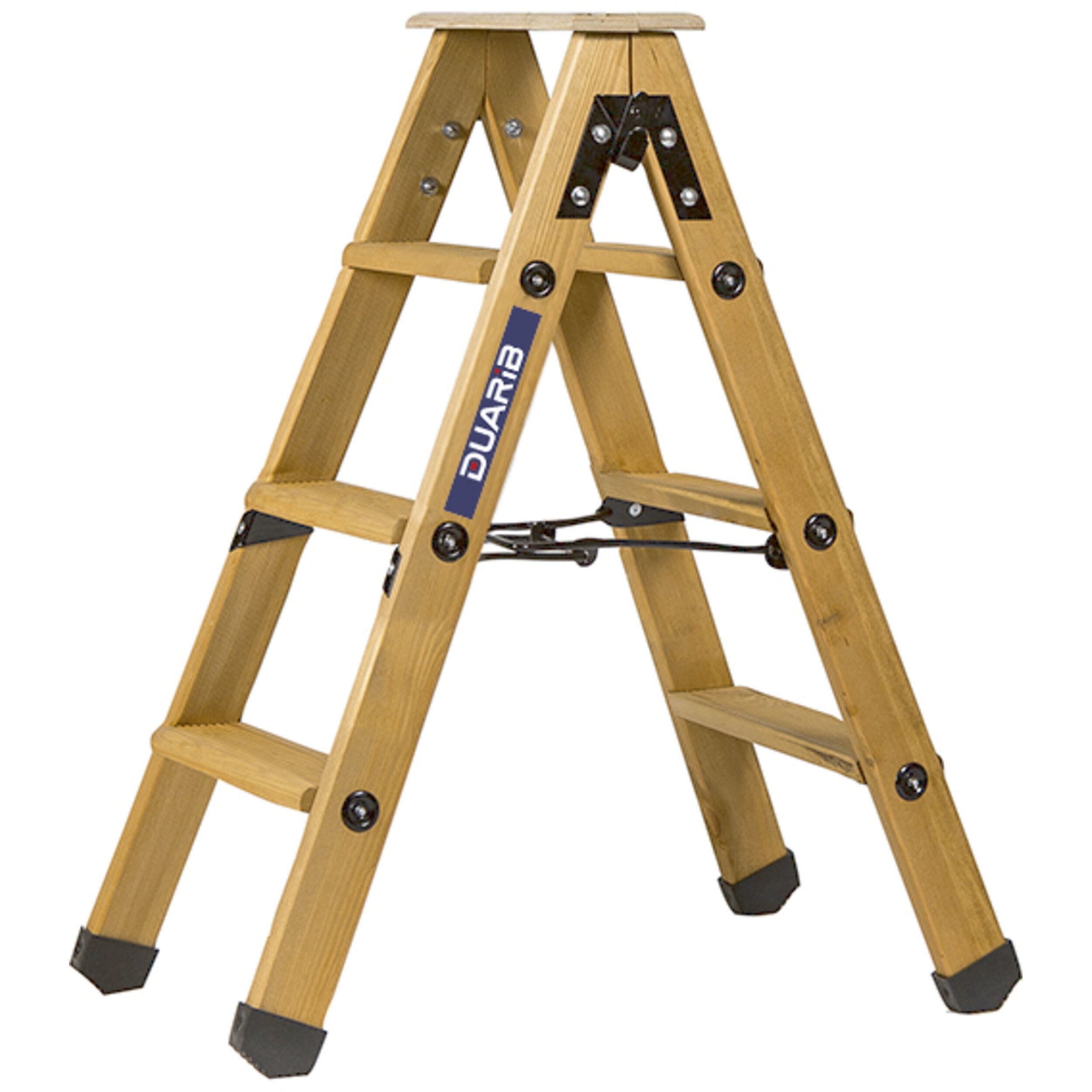 DUARIB - ESCABEAU EN BOIS 2x3 MARCHES DUARIB
