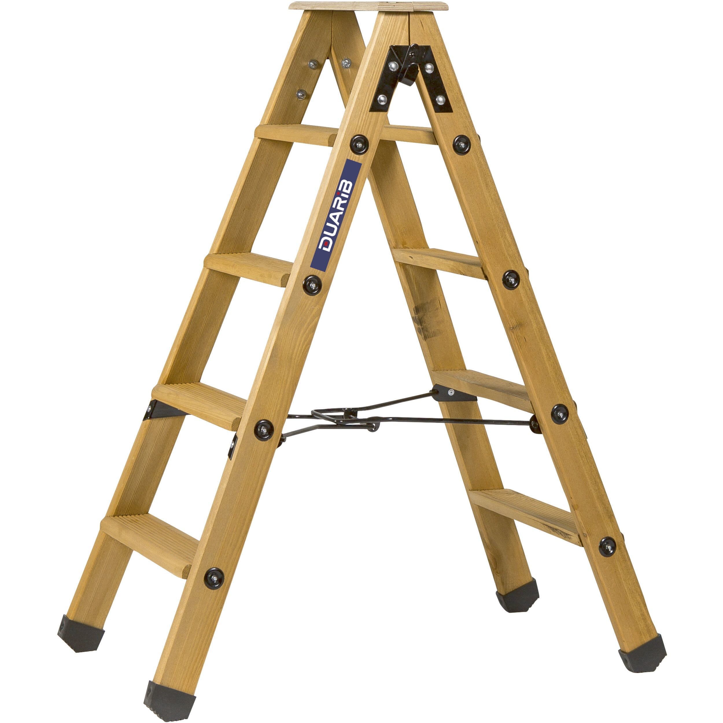 DUARIB - ESCABEAU EN BOIS 2x4 MARCHES DUARIB