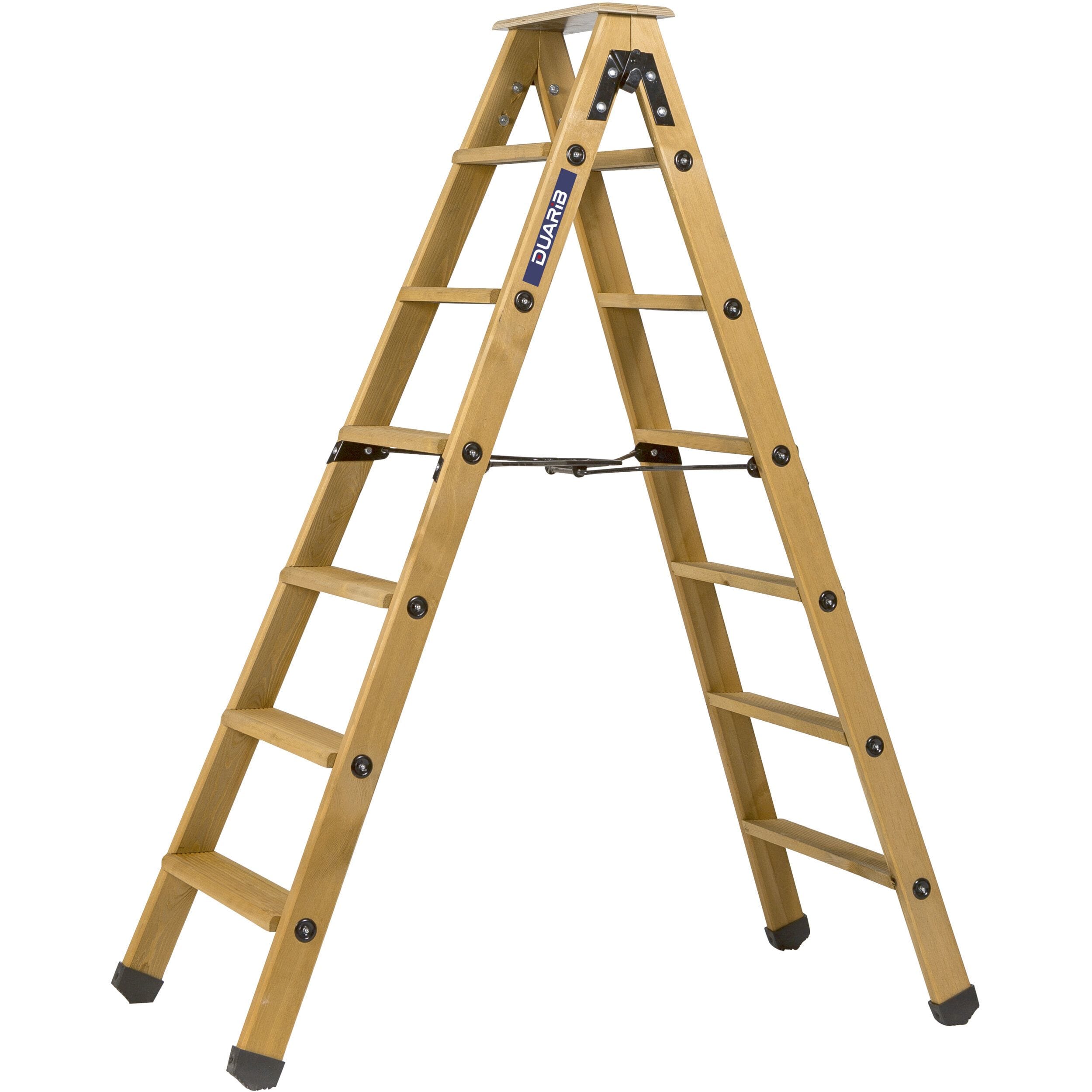 DUARIB - ESCABEAU EN BOIS 2x6 MARCHES DUARIB