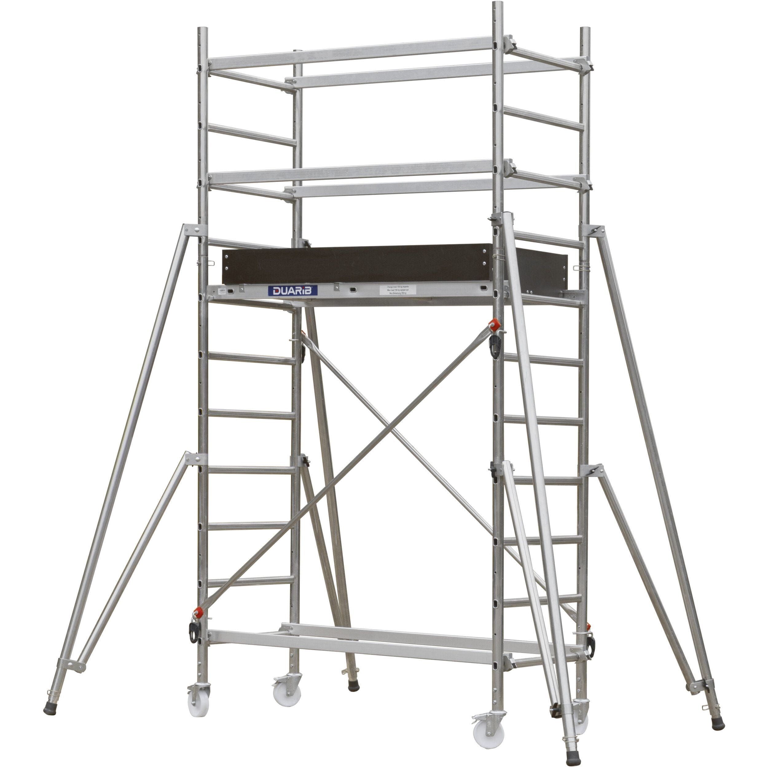 DUARIB - ECHAFAUDAGE ROULANT ALUMINIUM - INITIAL - LONG. 1M40 - HP 1M90 - GC LISSES
