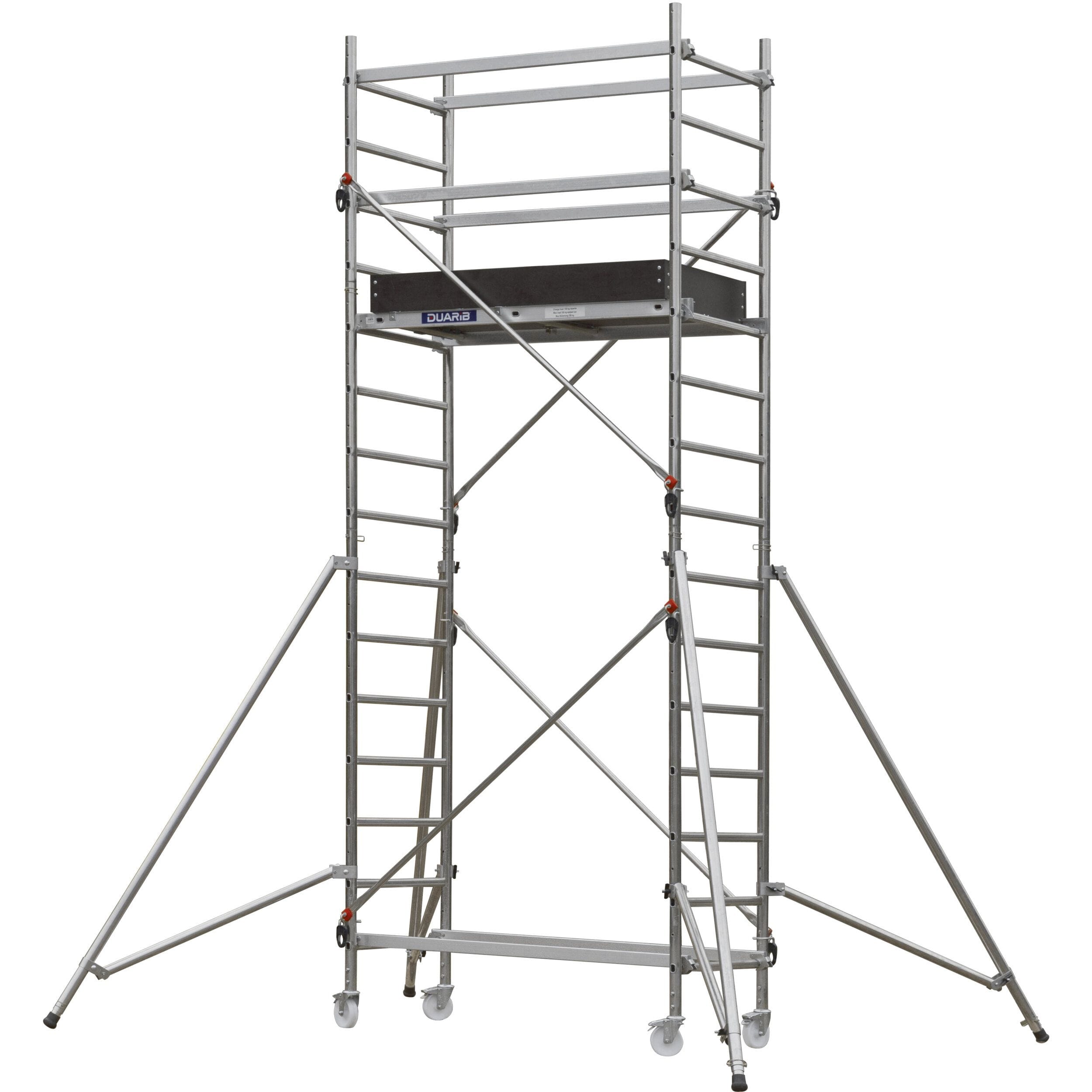 DUARIB - ECHAFAUDAGE ROULANT ALUMINIUM - INITIAL - LONG. 1M40 - HP 2M90 - GC LISSES