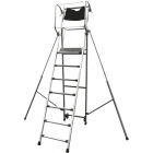 DUARIB - PLATEFORME IND ROUL HAUTEUR FIXE - AVEC STABILISATEURS - T-REX 7 MARCHES