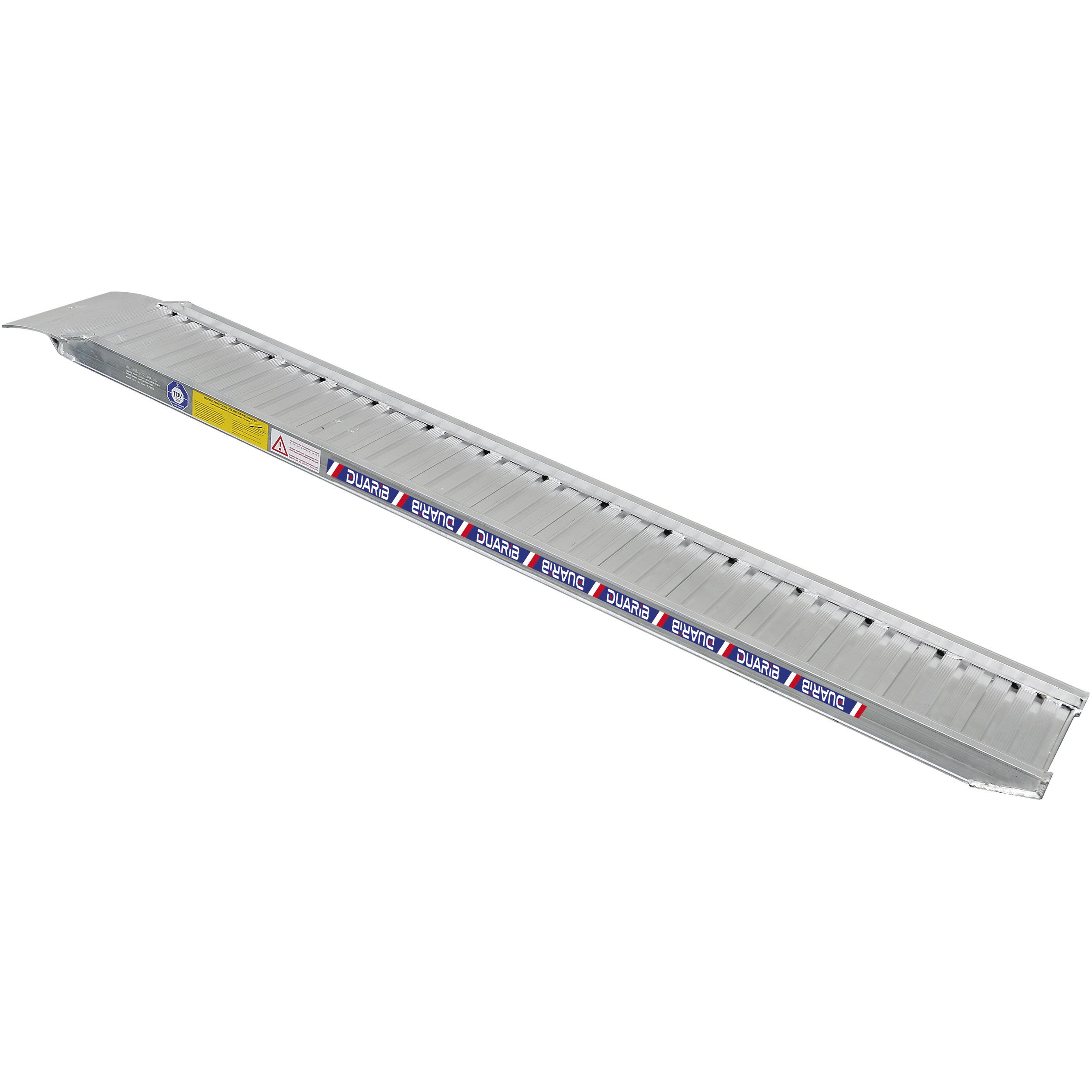 DUARIB - RAMPE ALUMINIUM - LONGUEUR 3M50 - LARGEUR 0M37 - AVEC REBORDS