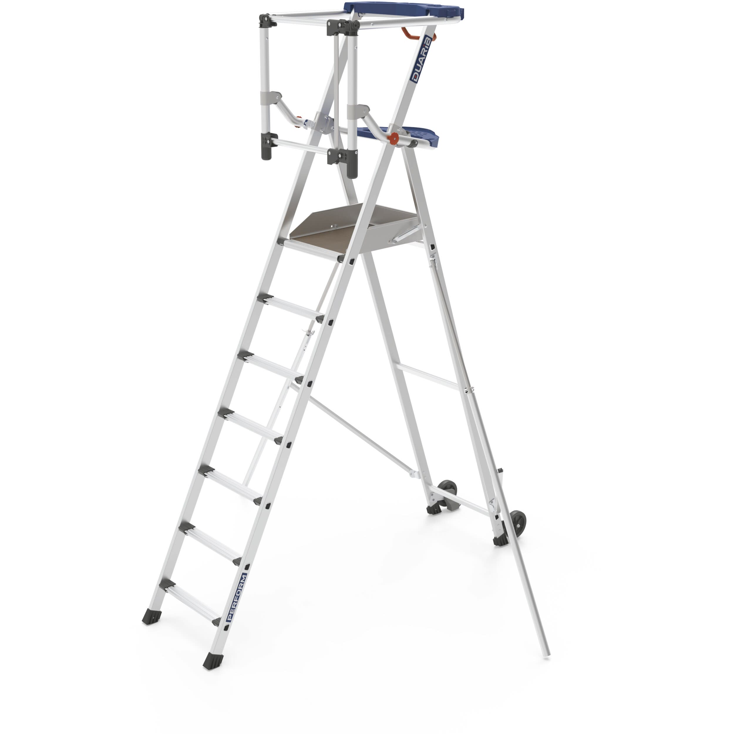 DUARIB - PLATEFORME IND ROUL HAUTEUR FIXE - AVEC STABILISATEURS - PERFORM 7 MARCHES