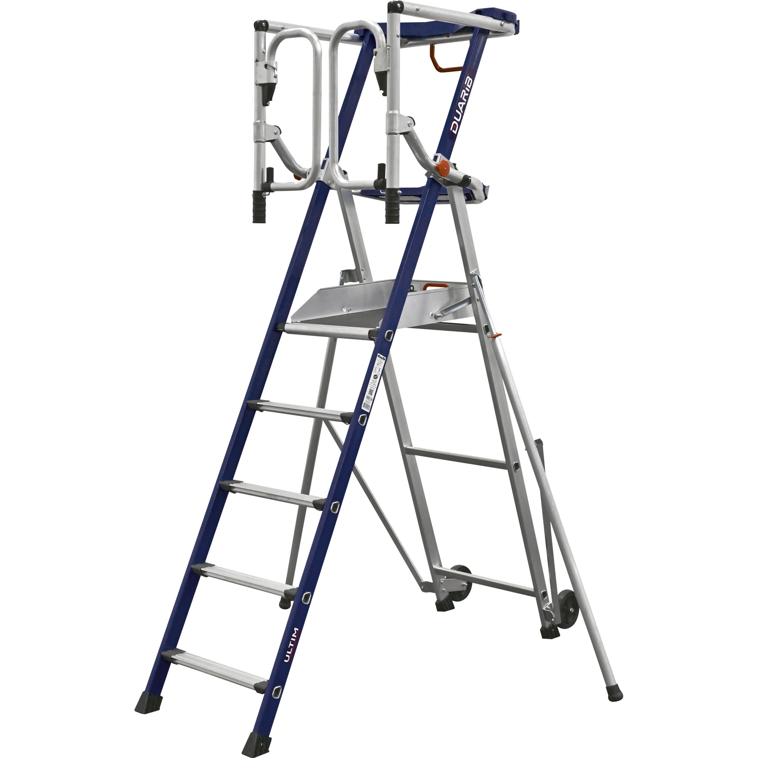 DUARIB - PLATEFORME IND ROUL HAUTEUR FIXE - AVEC STABILISATEURS - ULTIM 5 MARCHES