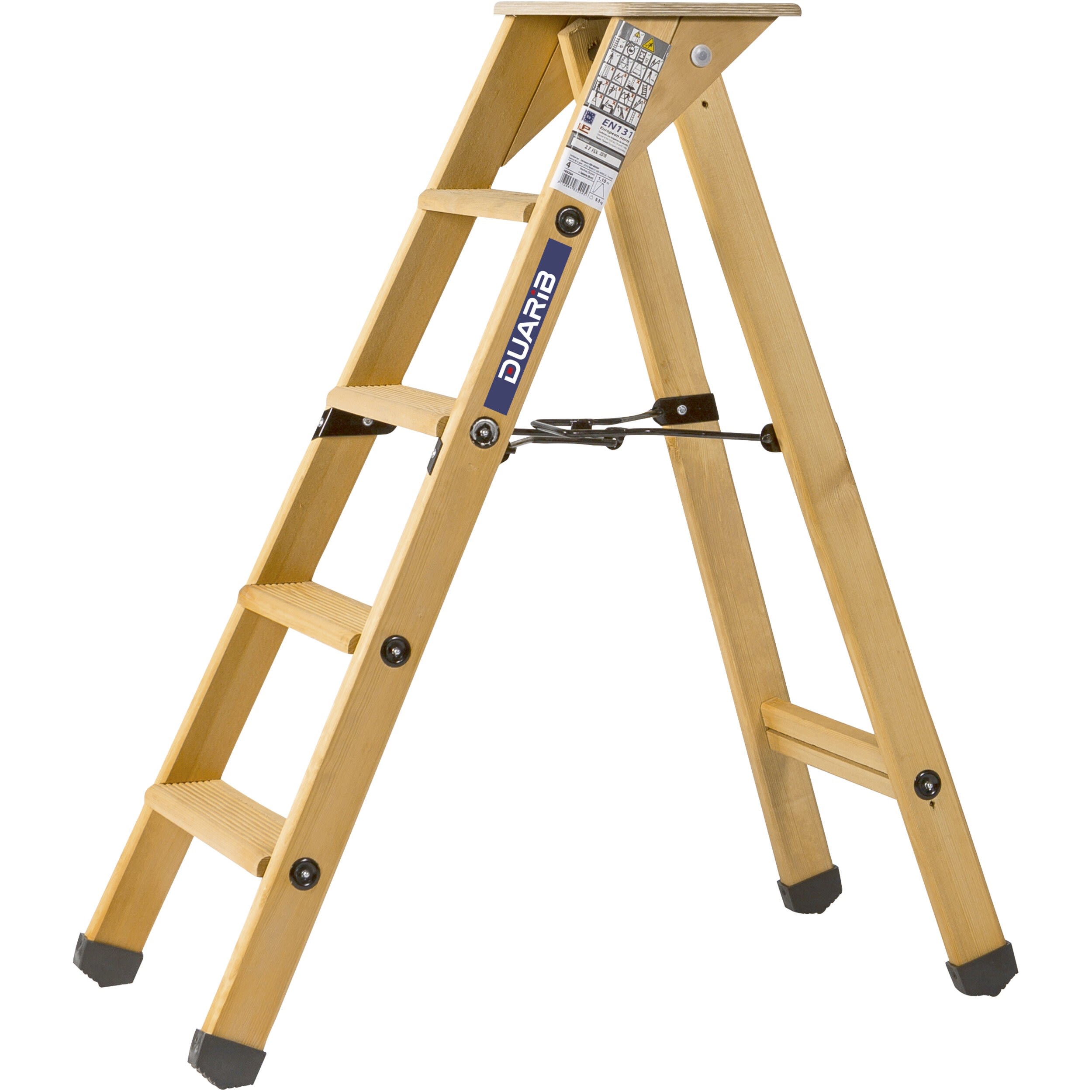 DUARIB - ESCABEAU EN BOIS LYONNAIS 4 MARCHES DUARIB