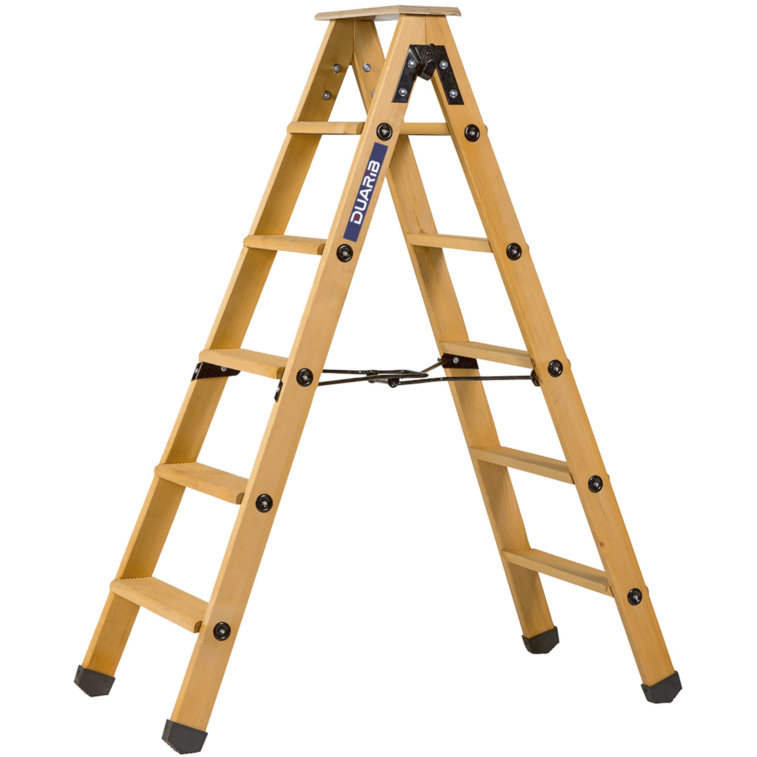 DUARIB - ESCABEAU EN BOIS 2X5 MARCHES DUARIB