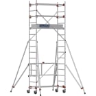 DUARIB - ECHAF ROULANT ALU - ALTITUDE ALU - LONG. 1M35 - HP 2M80 - BASE PLIAN - GC LISSES