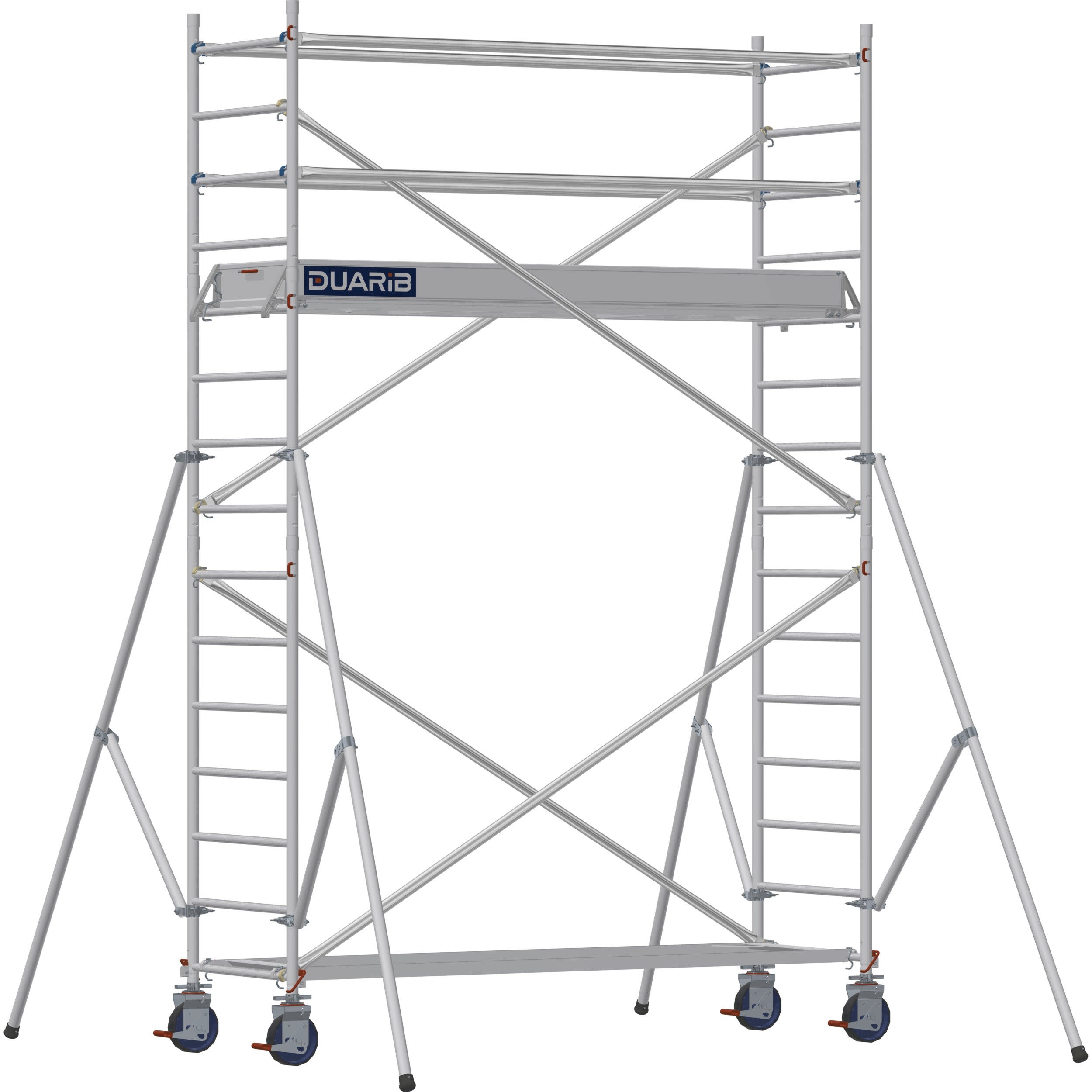 DUARIB - ECHAF ROULANT ALU - DOCKER 85 - LONG. 2M54 - LARG. 0M85 - HP 2M90 - GC LISSES