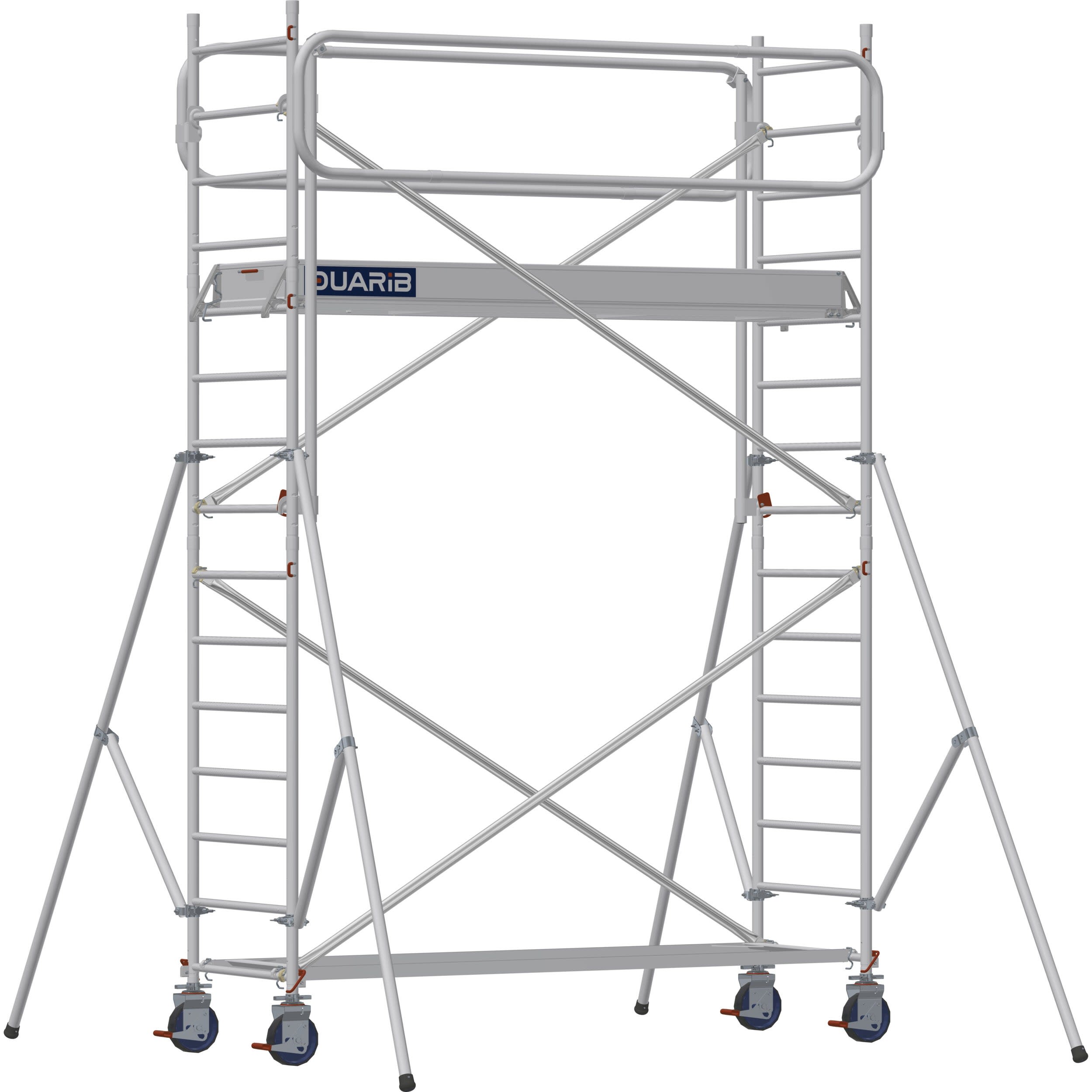 DUARIB - ECHAF ROULANT ALU - DOCKER 85 - LONG. 2M54 - LARG. 0M85 - HP 2M90 - GC MONOBLOC