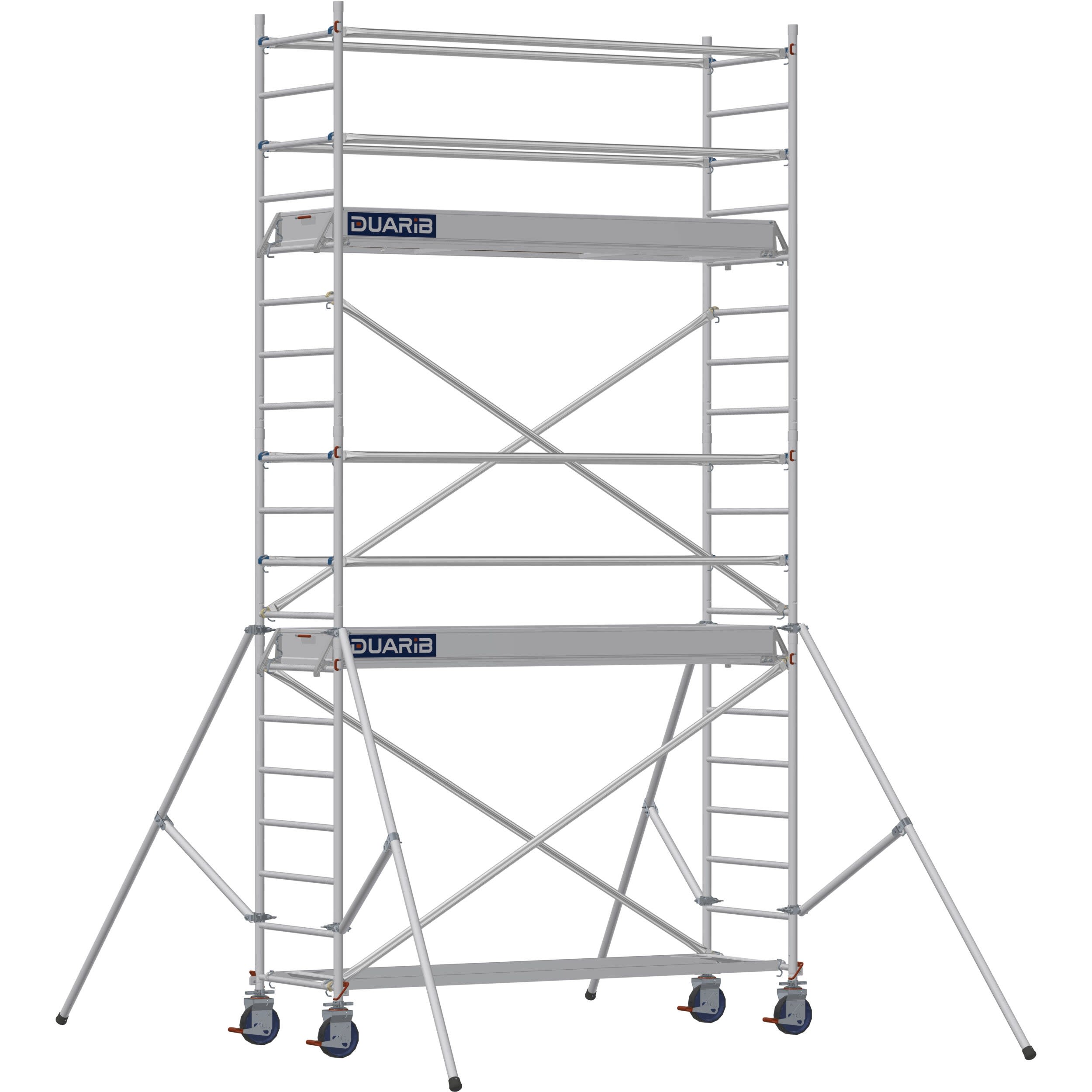 DUARIB - ECHAF ROULANT ALU - DOCKER 85 - LONG. 2M54 - LARG. 0M85 - HP 3M90 - GC LISSES