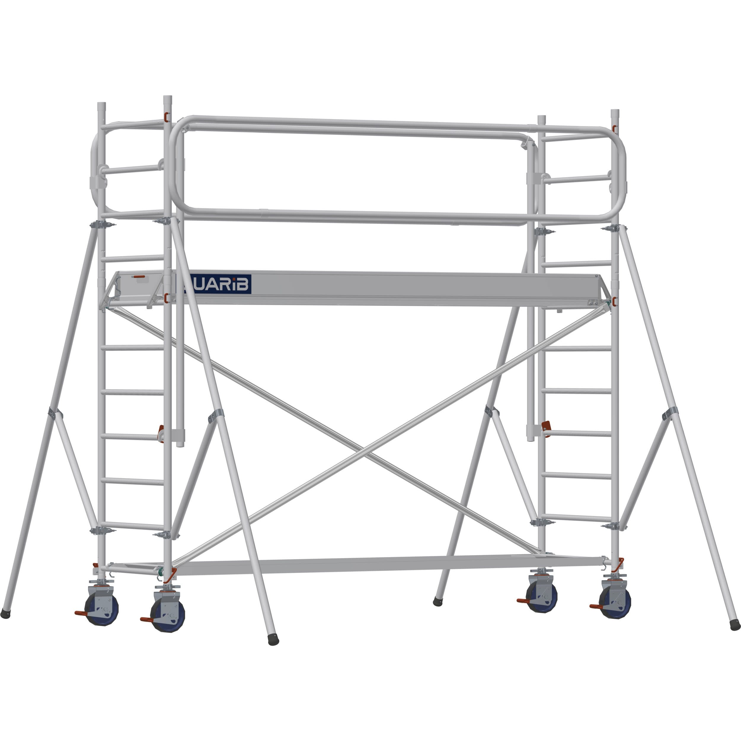 DUARIB - ECHAF ROULANT ALU - DOCKER 85 - LONG. 2M95 - LARG. 0M85 - HP 1M90 - GC MONOBLOC