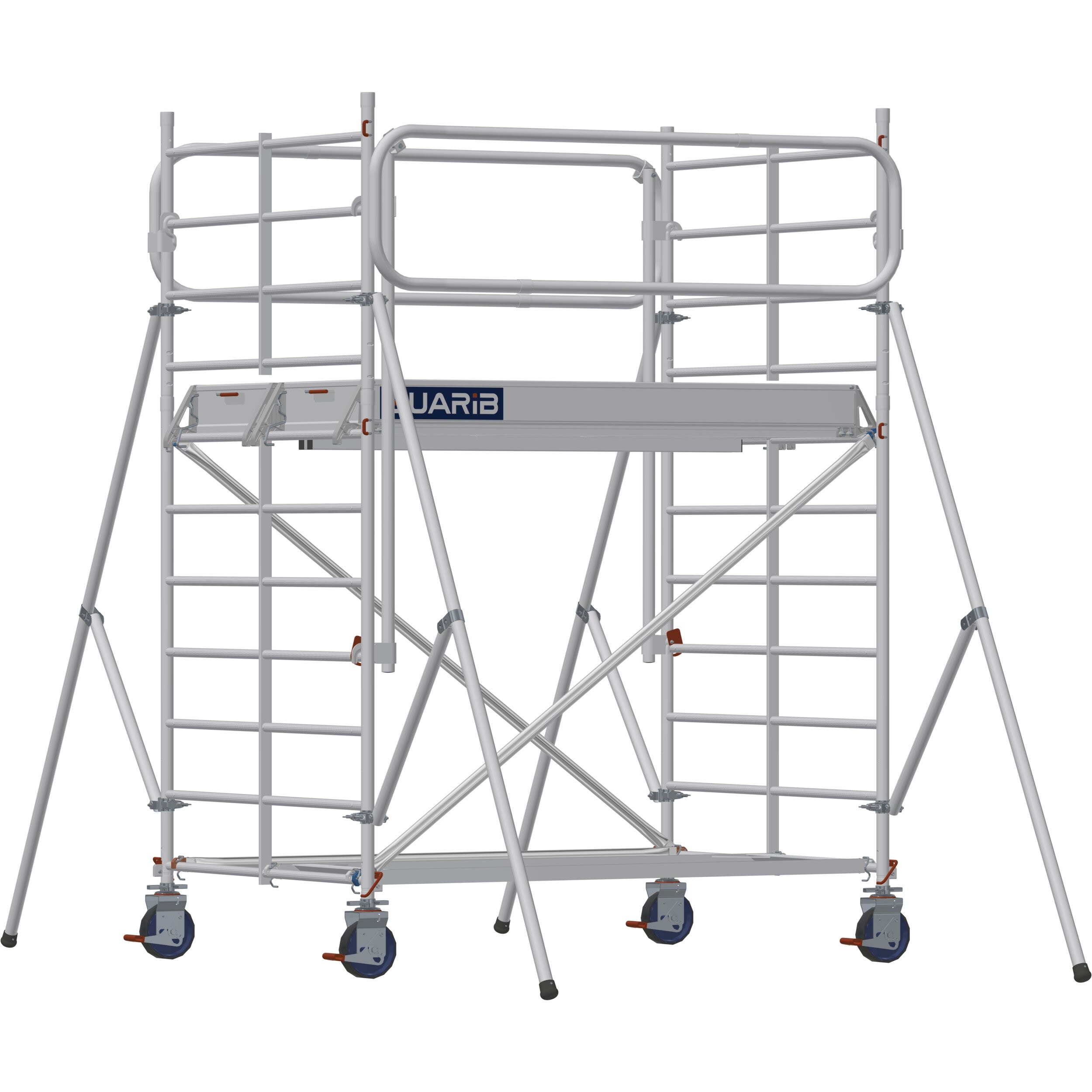 DUARIB - ECHAF ROULANT ALU - DOCKER 150 - LONG. 2M05 - LARG. 1M50 - HP 1M90 - GC MONOBLOC