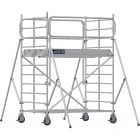 DUARIB - ECHAF ROULANT ALU - DOCKER 150 - LONG. 2M05 - LARG. 1M50 - HP 1M90 - GC MONOBLOC