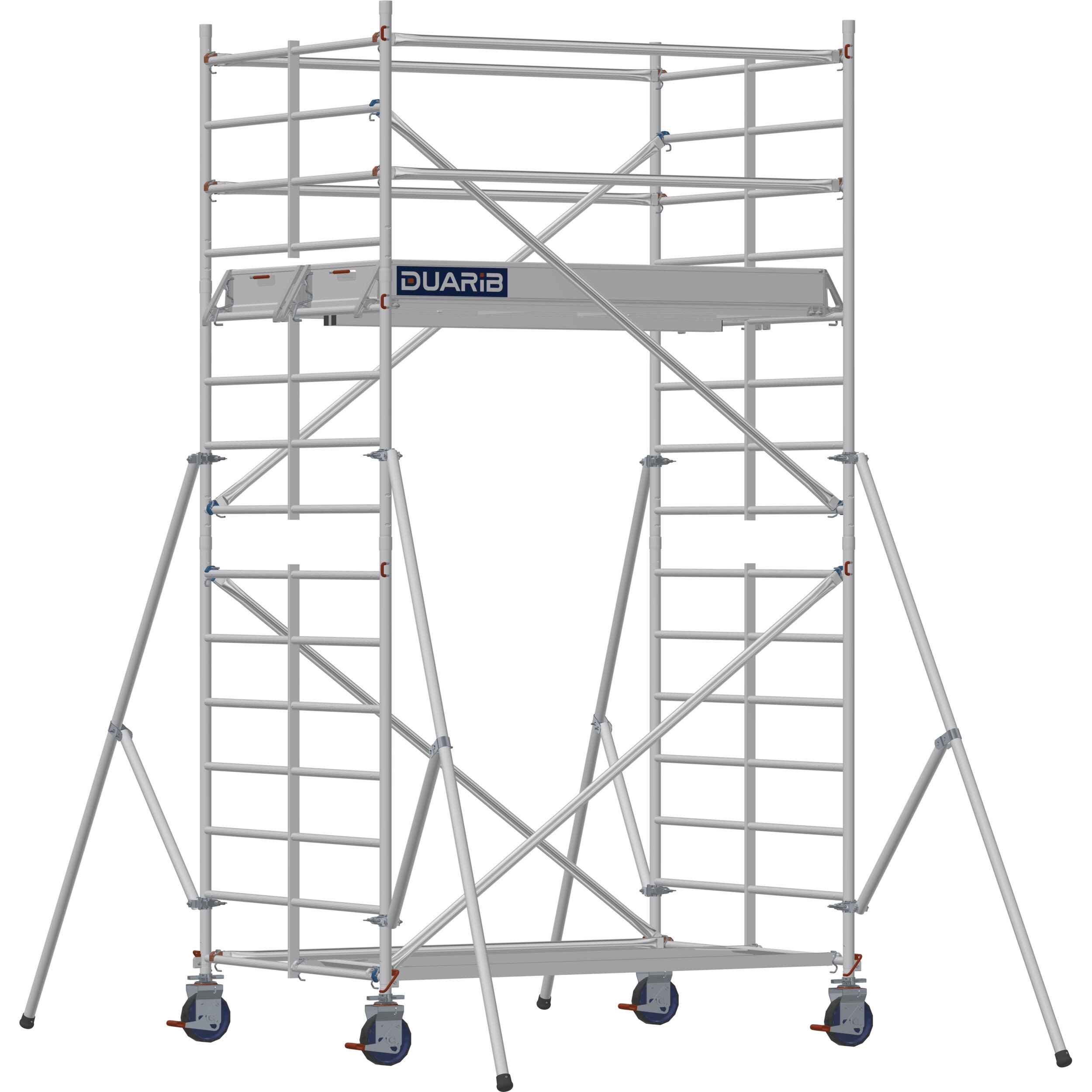 DUARIB - ECHAF ROULANT ALU - DOCKER 150 - LONG. 2M05 - LARG. 1M50 - HP 2M90 - GC LISSES