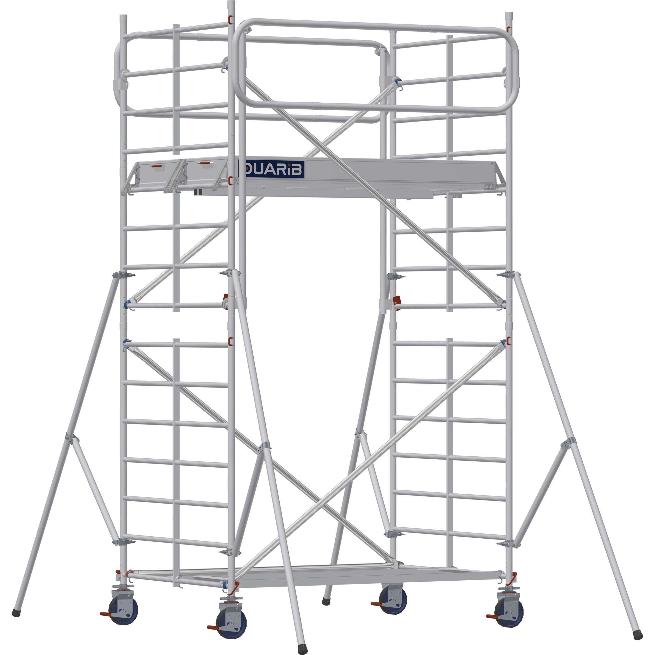 DUARIB - ECHAF ROULANT ALU - DOCKER 150 - LONG. 2M05 - LARG. 1M50 - HP 2M90 - GC MONOBLOC