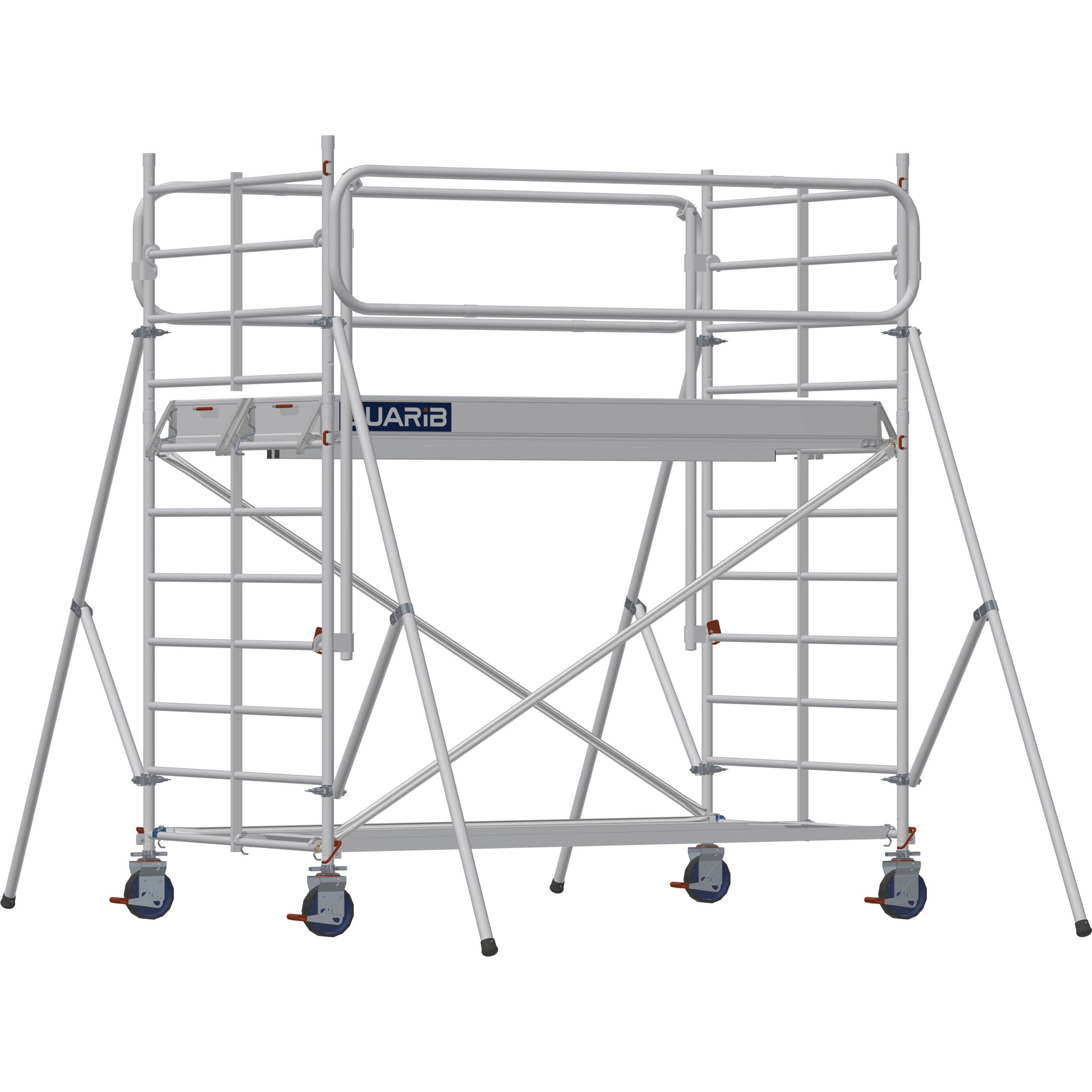 DUARIB - ECHAF ROULANT ALU - DOCKER 150 - LONG. 2M54 - LARG. 1M50 - HP 1M90 - GC MONOBLOC