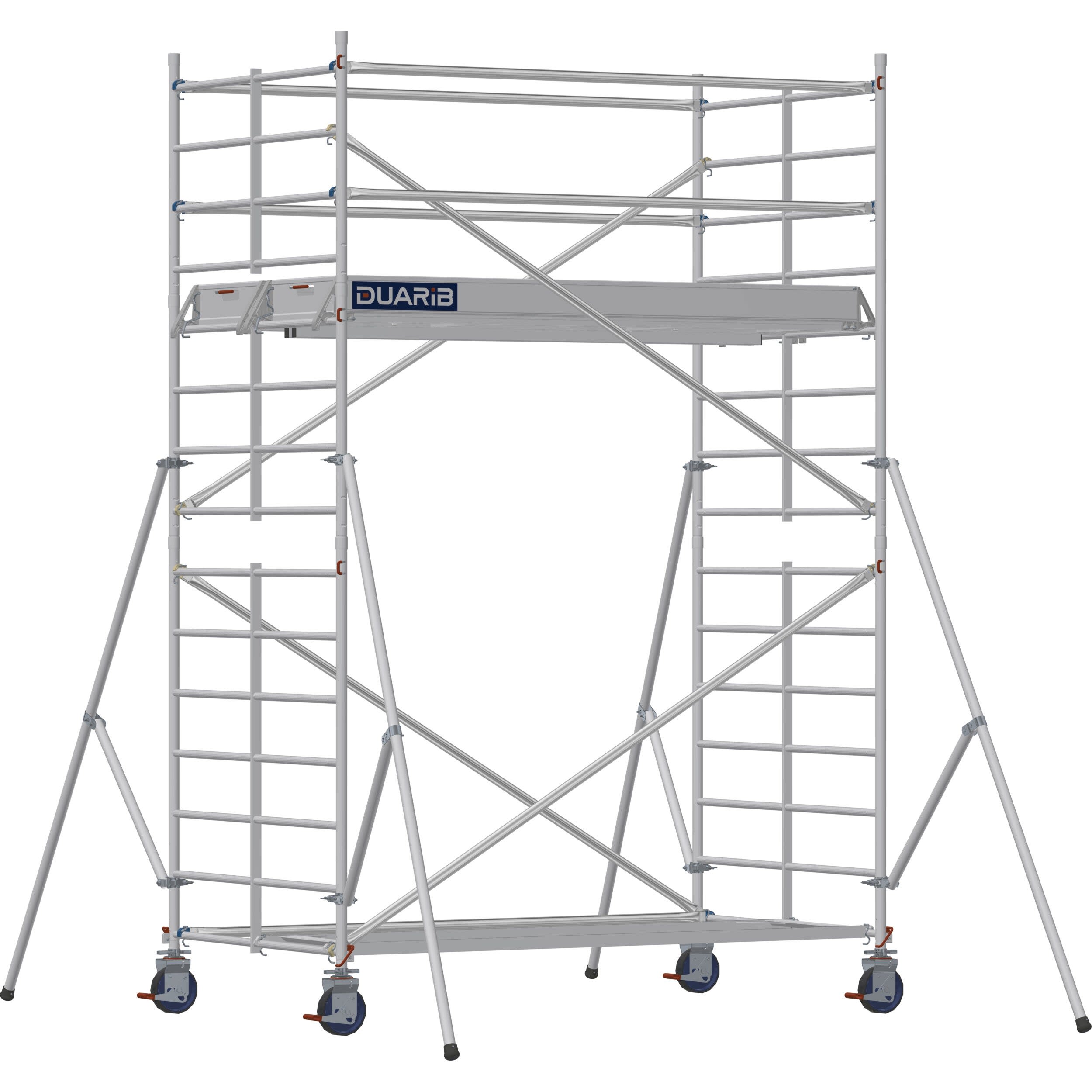 DUARIB - ECHAF ROULANT ALU - DOCKER 150 - LONG. 2M54 - LARG. 1M50 - HP 2M90 - GC LISSES