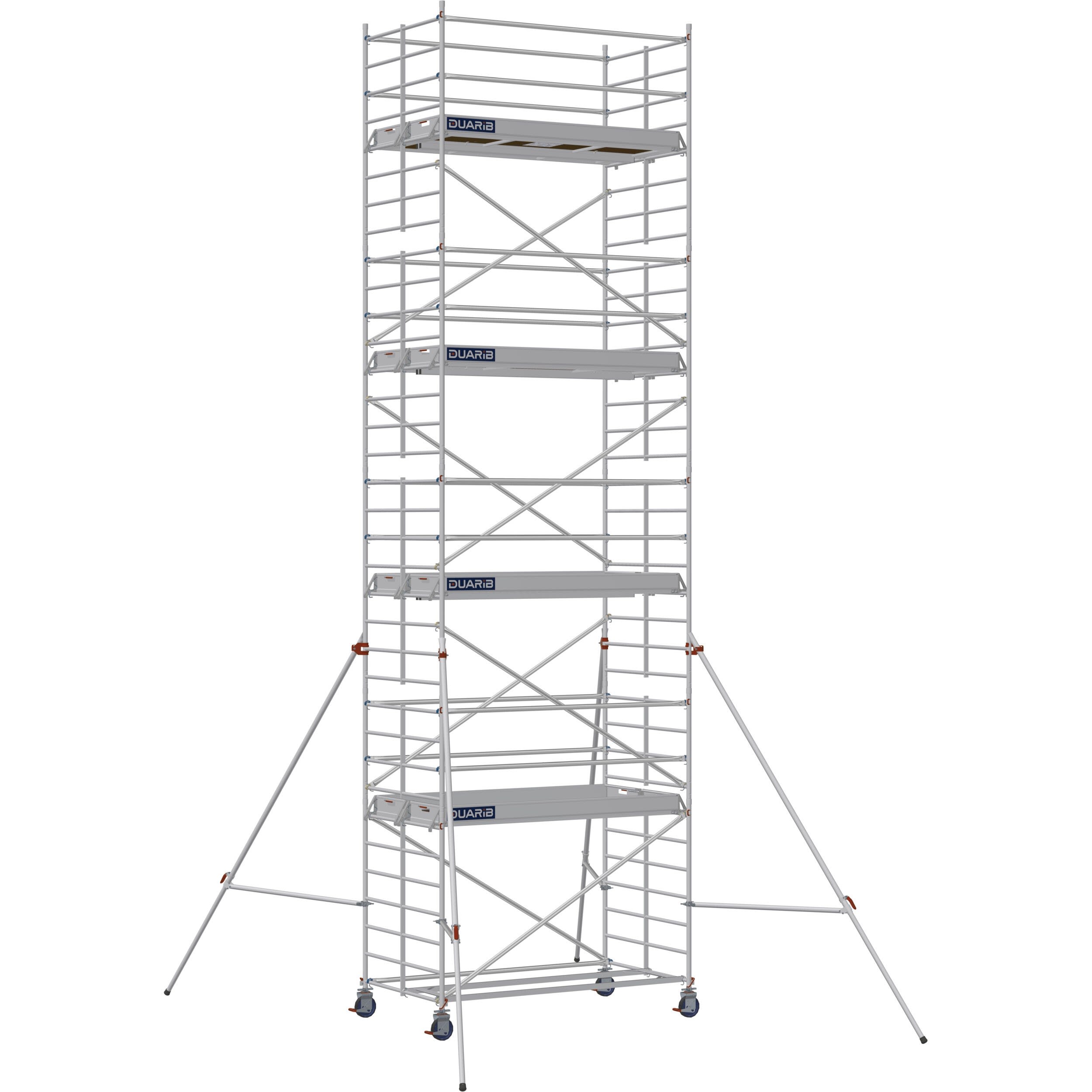 DUARIB - ECHAF ROULANT ALU - DOCKER 150 - LONG. 2M54 - LARG. 1M50 - HP 7M90 - GC LISSES