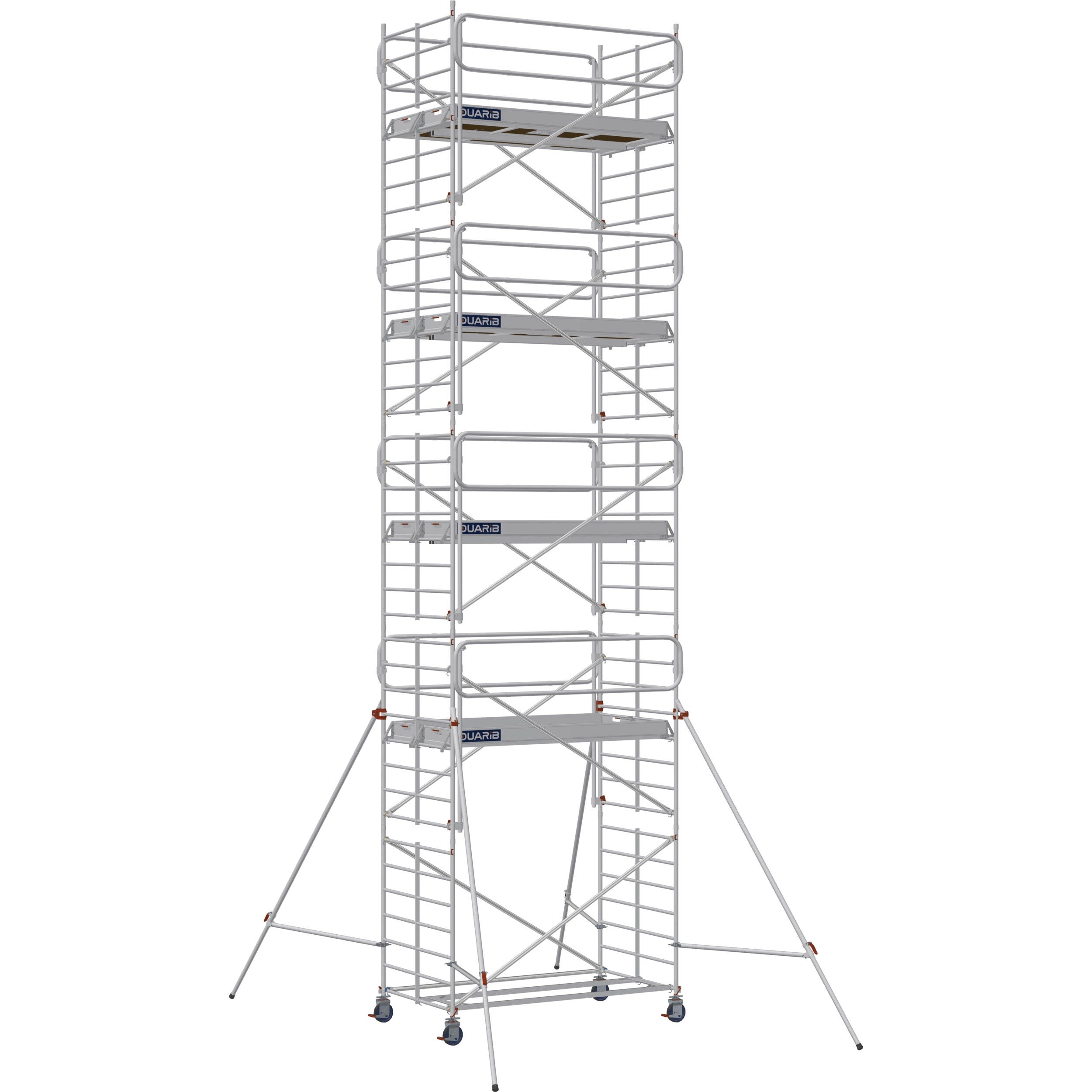 DUARIB - ECHAF ROULANT ALU - DOCKER 150 - LONG. 2M54 - LARG. 1M50 - HP 8M90 - GC MONOBLOC