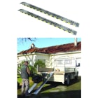 DUARIB - RAMPE ALUMINIUM - LONGUEUR 2M50 - LARGEUR 0M20 - SANS REBORDS