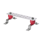 Panduit - Barre omnibus de mise à la terre ; BICSI ; 1/4 pouce x 2 pouces x 10 pouces (6,4