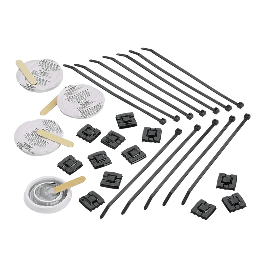 Panduit - Epoxy Mounting Kit w/ 12 Mounts & Ties