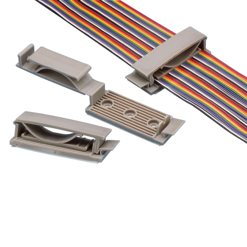 Panduit - Flat Cable Holder, Adh., 2" (50.8mm)W Ca