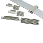 Panduit - Attache pour cable plat;fixation vis M3;largeur câble:25,4 mm;PA 6.66.6;Gris;Cdt