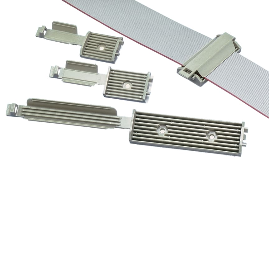 Panduit - Attache adhésive pour cable plat ;largeur câble: 30,5 mm;PA 6.66.6;Gris;Cdt.200