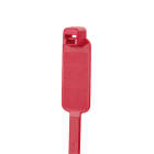 Panduit - Collier PLT;Drapeau;11,1X22,1mm;188X4,7mm;PA 6.6;Rouge;Cdt:500 (sachet)