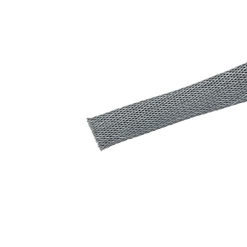 Panduit - Rouleau gaine tressée expansible;diam. nom. 19,1mm;PET Gris FR;long.30,5m;Cdt.1