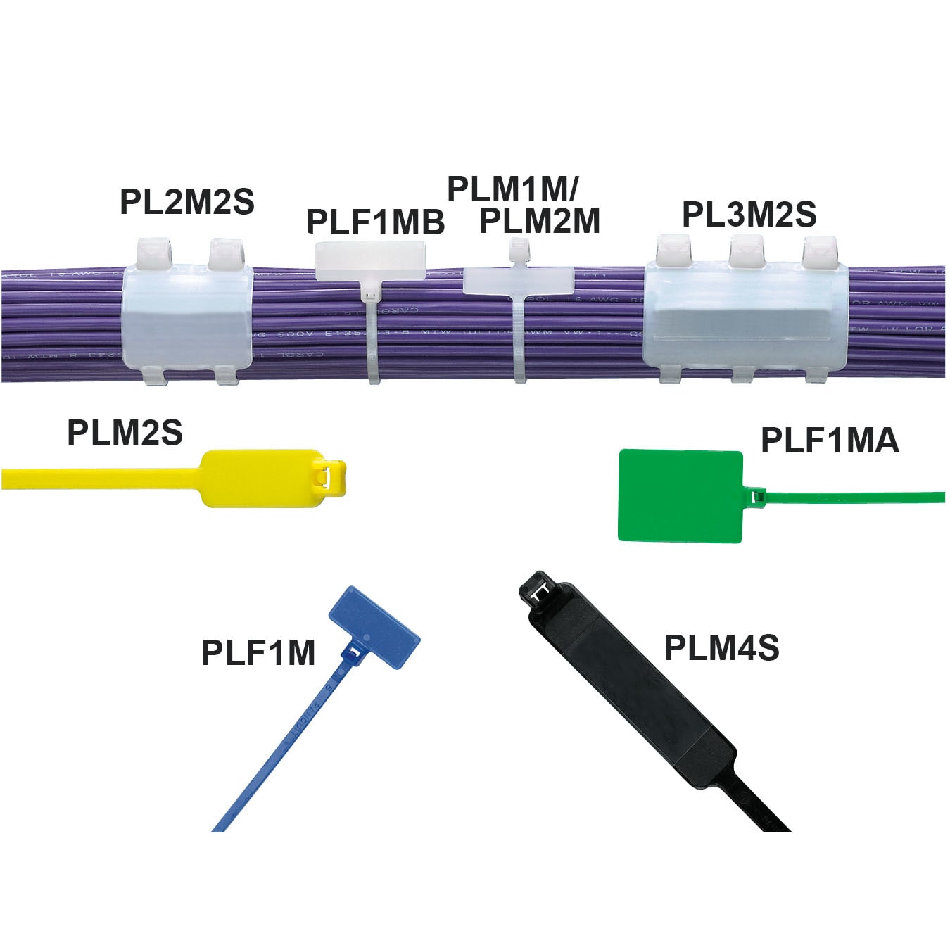 Panduit - Collier PLT;Drapeau 22,1X27,2mm;188X4,7mm;PA 6.6;Naturel;Cdt:50 (sachet)