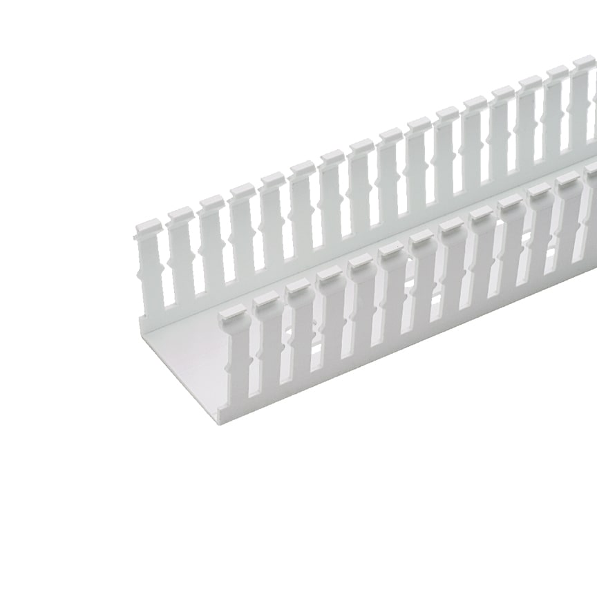 Panduit - Narrow Slotted Duct, PVC, .75 X .75 X 6'