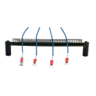Panduit - Ressort support planche de câblage;Espacement des trous 304,8mm;Acier;Cdt10