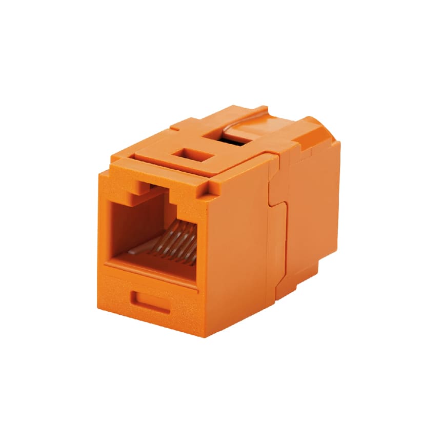 Panduit - Mini-Com Coupler Module, Cat 6A, UTP, Or