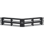 Panduit - Mini Com Angled 48 port Flush Mount 6 pa