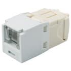 Panduit - Module jack Mini-Com? UTP RJ45 Cat 6,TG,Obturé,Blanc,Qté:1