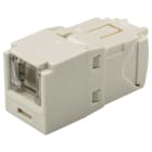 Panduit - Module jack Mini-Com? UTP RJ45 Cat 6,TG,Obturé,Blanc cassé,Qté:1