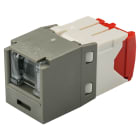 Panduit - Module jack Mini-Com? UTP RJ45 Cat 5E,TG,Obturé,Gris international,Qté:1