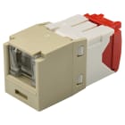 Panduit - Module jack Mini-Com? UTP RJ45 Cat 5E,TG,Obturé,Ivoire éléctrique,Qté:1